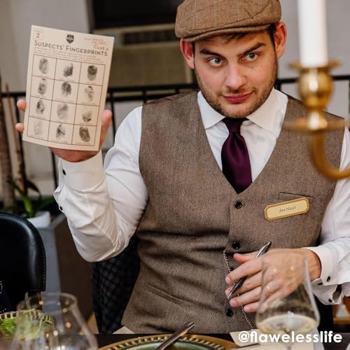 Juego de mesa Murder Mystery Dinner Party Kit Temático 1920s miniatura 6