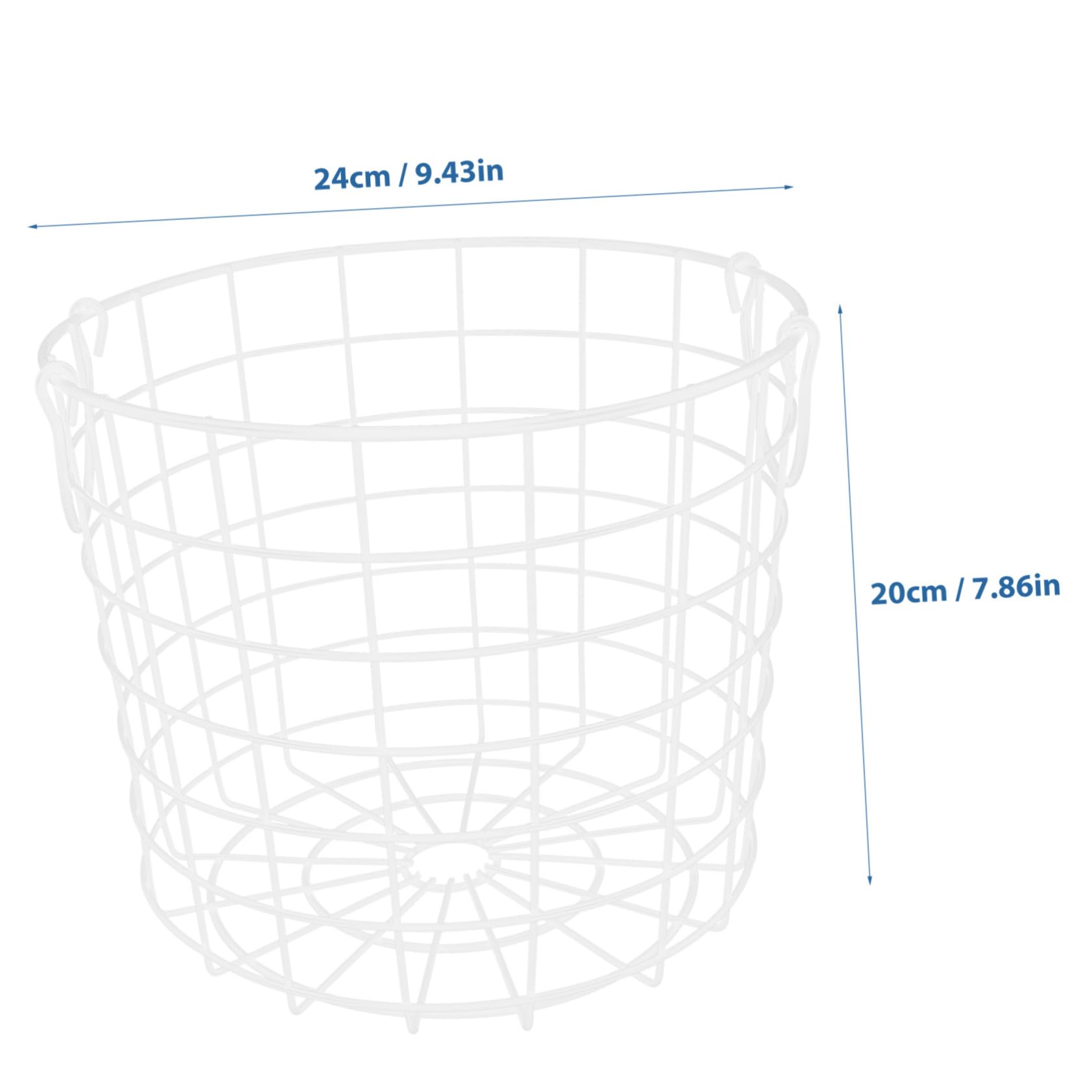MUCKLILY Iron Wire Storage Basket Metal Wire Sundries Basket Fruit Holding Tray