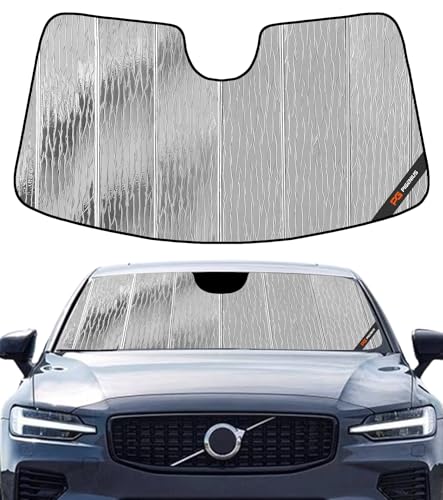Pigenius Windshield Sunshade for Volvo S60 2019-2026, V60 Cross Country 2020-2026 Front Window Sun...