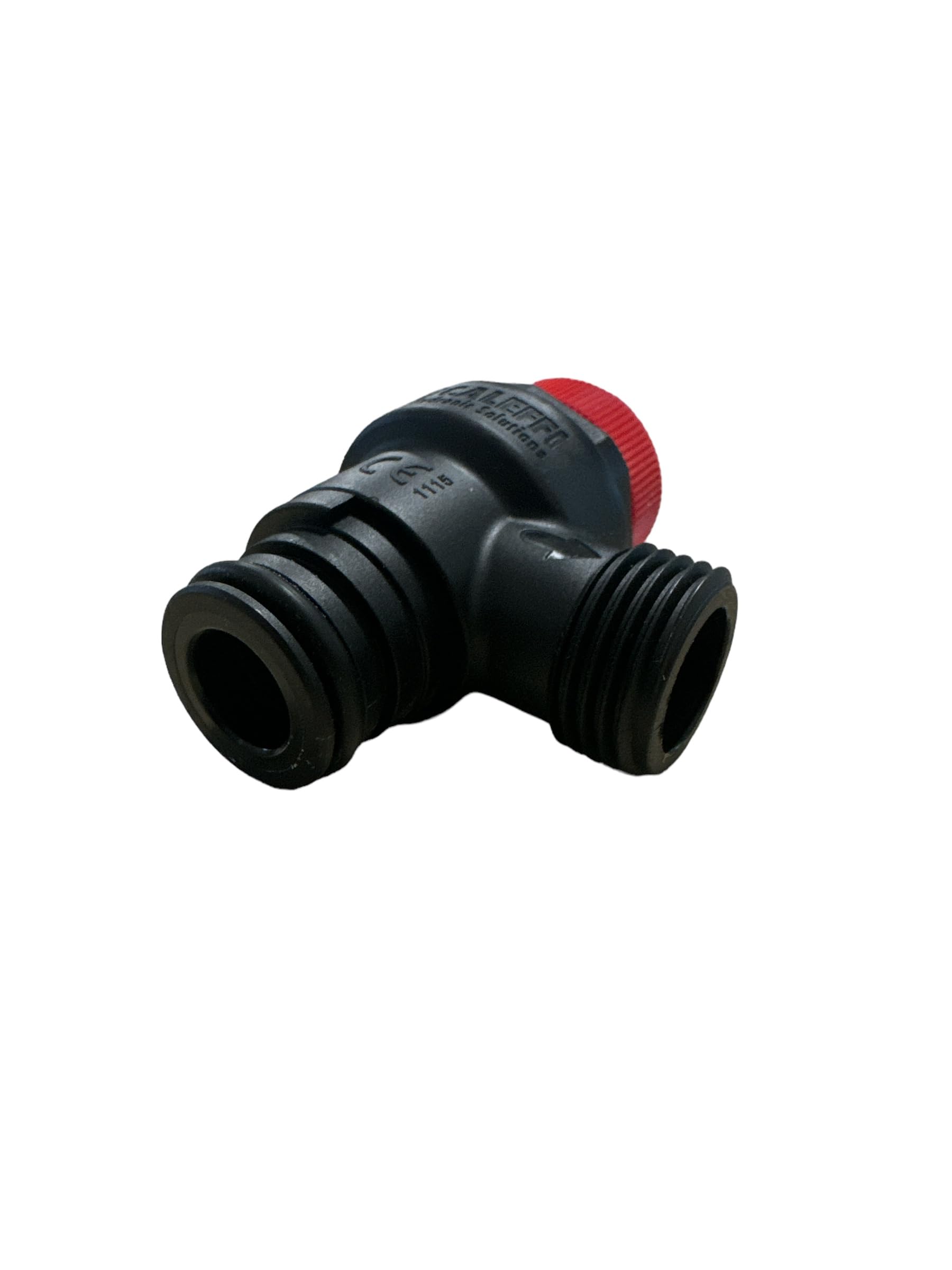 Hanicks Black Vokera Pressure Relief Valve 3 Bar 20044364 (Supersedes 10025055, 20034917, 20043820, R10025055, R20034917), Fits Compact, Linea, Sabre & Unica Boiler Models