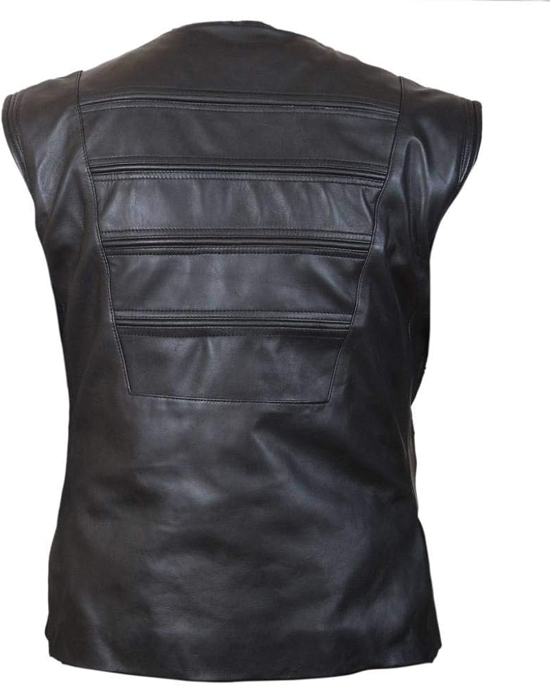 Flesh & Hide F&H Men's Gorilla Soldier Warrior Vest XS Black at