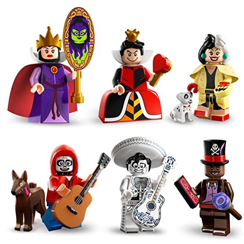 Minifigures Disney 100 Anniversario, 1 di 18 Personaggi Iconici da Collezione, Bustina Misteriosa in Edizione Limitata con Topolino, Stitch, Mulan e altri (1 Pezzo a Caso) 71038 - Lego - Immagine 2