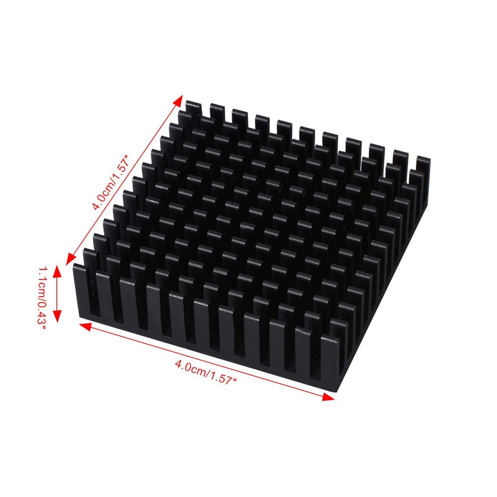 Accessori per stampanti Nuovi 17 smorzatori di vibrazioni in acciaio e gomma passo-passo con dissipatori di calore Vite M3 per stampante 3D CR-10, CR-10S, Ender 3 ( Size : 3 dampers 3 heatsink )