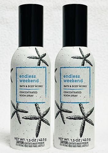 White Barn ENDLESS WEEKEND [2-PACK] Concentrated Room Spray 1.5 Ounce