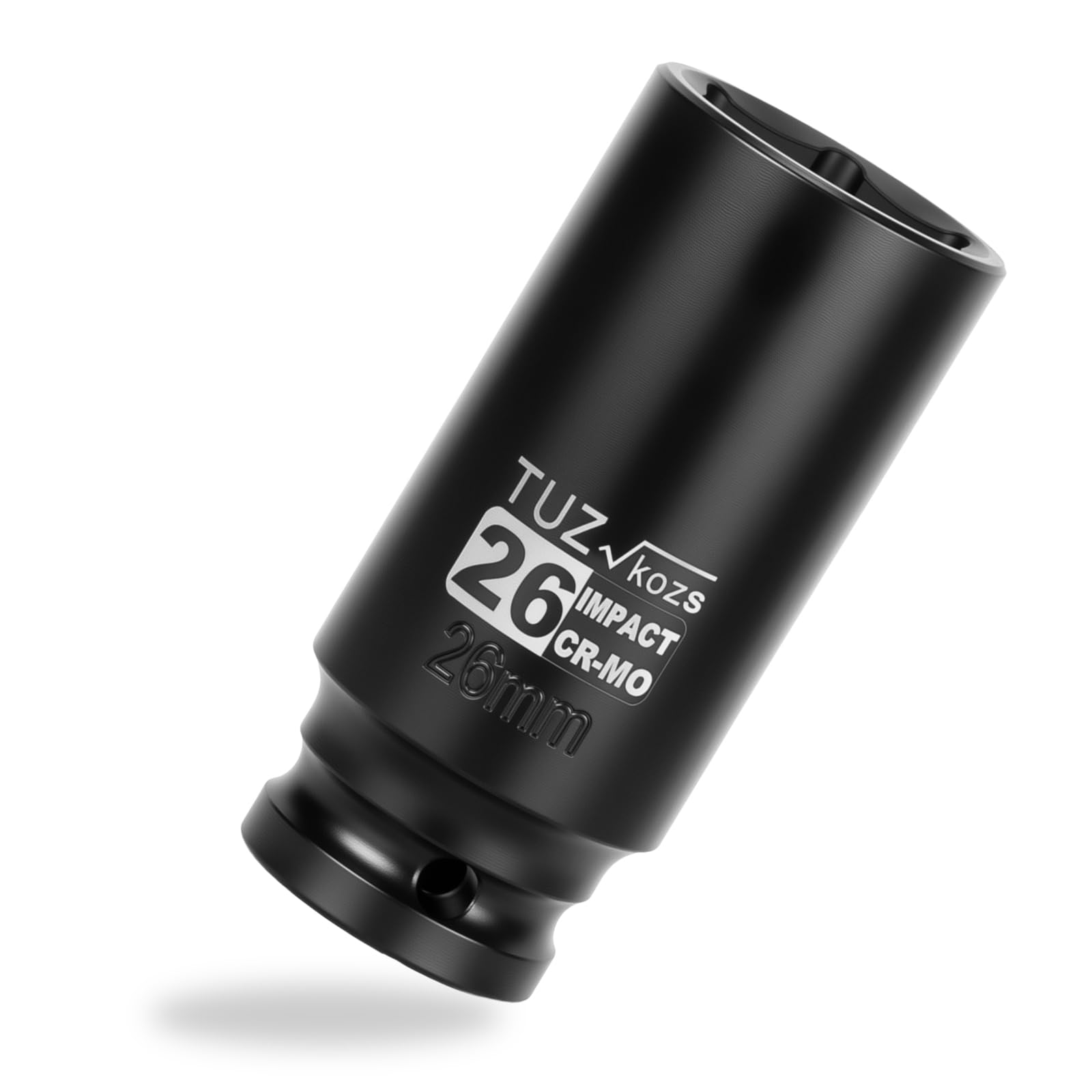 1/2 Inch Drive 26mm Deep Metric 6 Point CR-MO Impact Socket