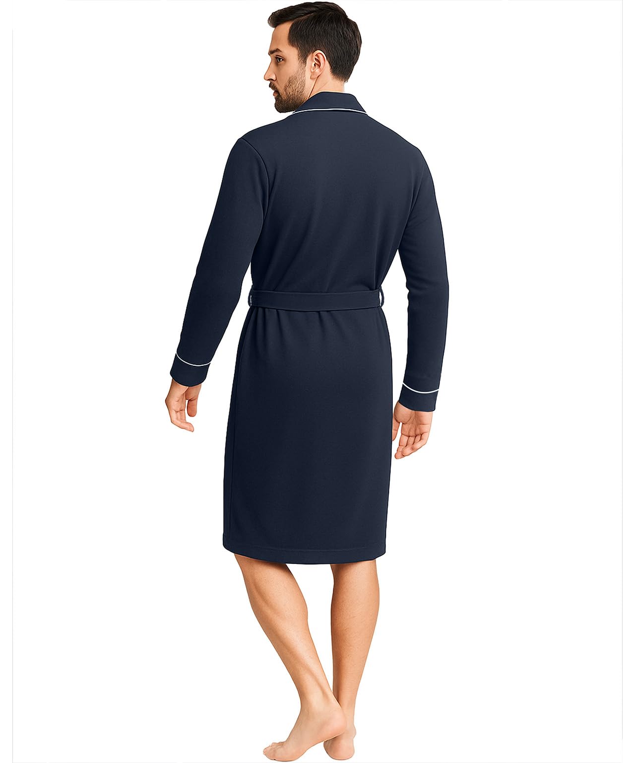 NY Threads Herren-Bademantel aus Baumwollmischgewebe