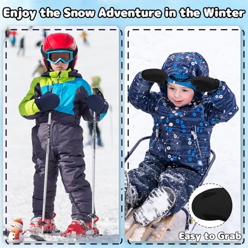 Olreco Toddler Mittens Baby Mittens Winter Waterproof Toddler Gloves Toddler Snow Gloves for Kids Infant Mittens Boys Girls4