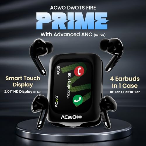 ACwO Fire Prime TWS Earbuds (Black) Prime Black - Image 3