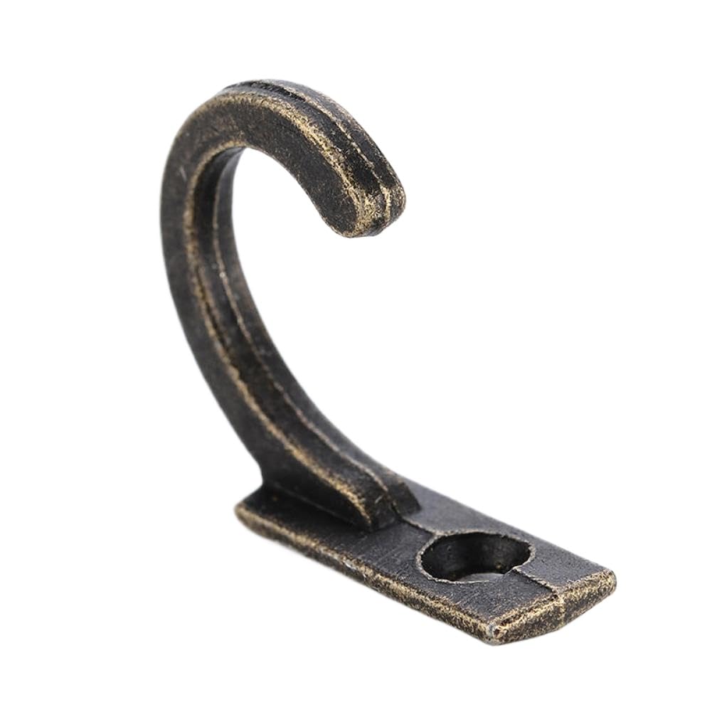 Gxbzhcaqy Bronze Antique Curved Buckle Horn Lock Clasp Hook Compatible With Wooden Jewelry Box Furniture Hardware(Bronze)