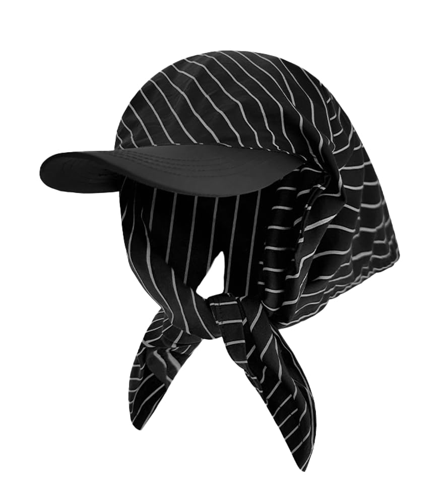 Women's Vintage Plaid Baseball Cap Adjustable Wrap Around Tie Oversized Fit for Large Head Trendy Streetwear Hat for Summer