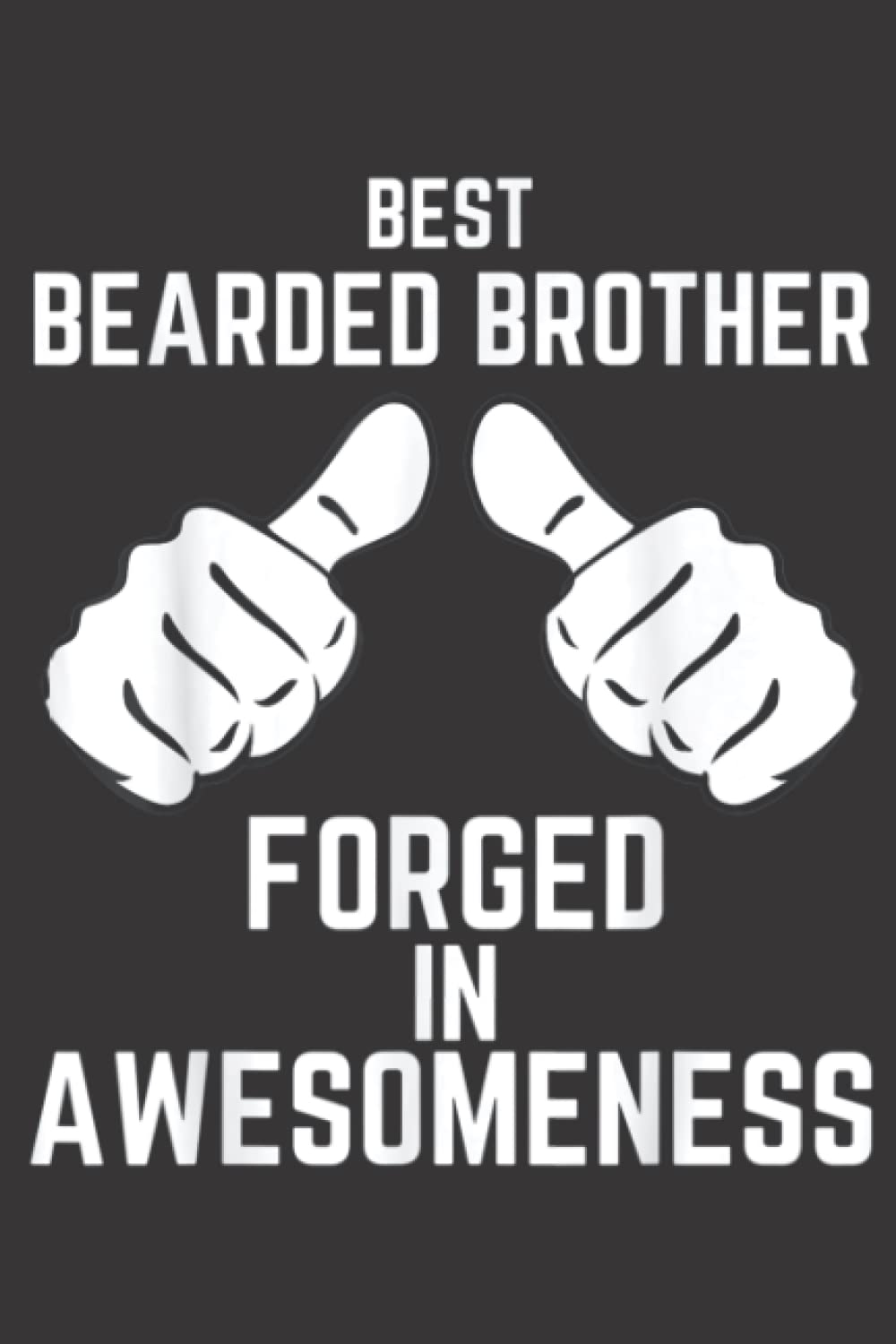 Mens Best Bearded Brother Family Mens Beard Funny Saying Superhero: Daily Planner Notepad To Do Schedule, Medium 6x9 Inches, 121 Pages, Printed Cover