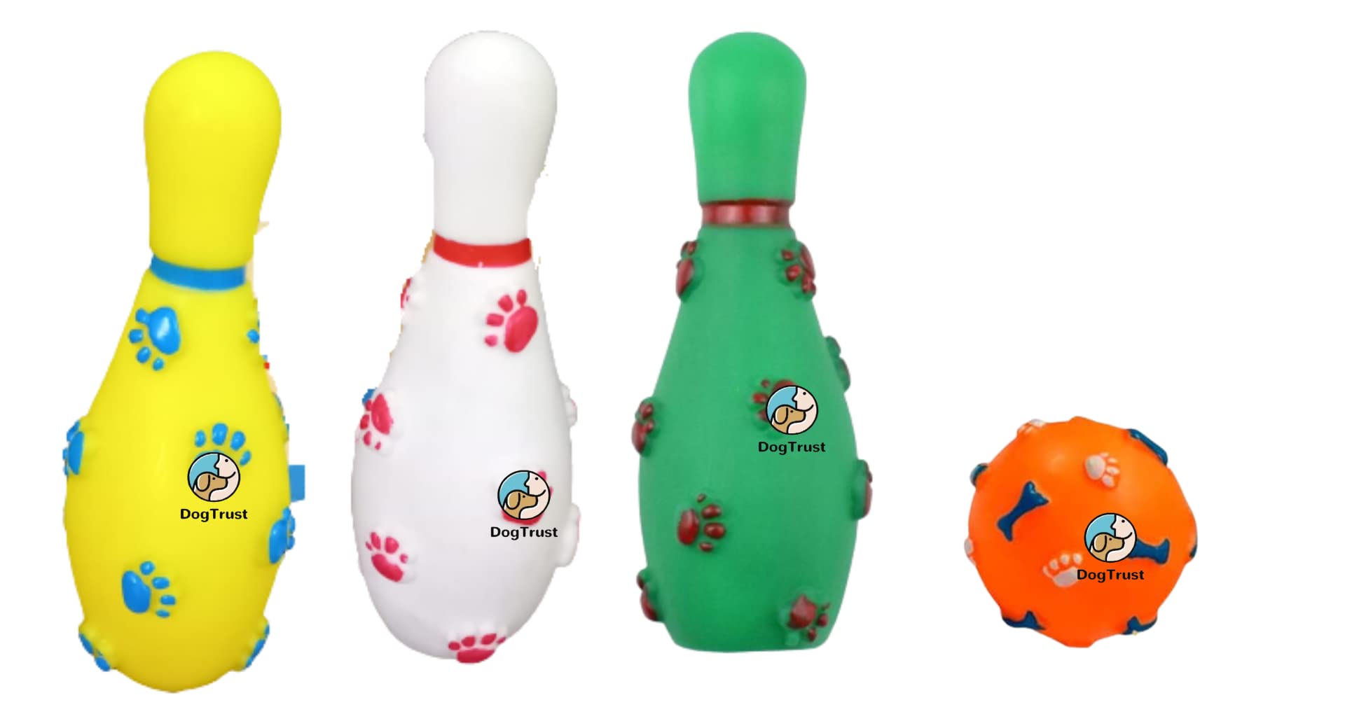 Dog Trust Squeaky Toys Dog Cat Puppy Chew Sound Toys Screaming Creative (Pack of 4 Pcs) Colour May Very (B0C6MNP29K) Amazon Price History, Amazon Price Tracker