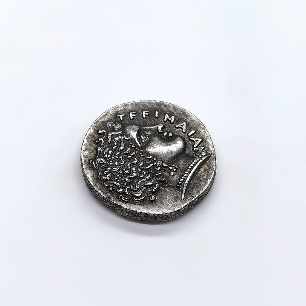 Amazon.co.jp: 古代ギリシャの古典的な女神の銀のコイン レトロ