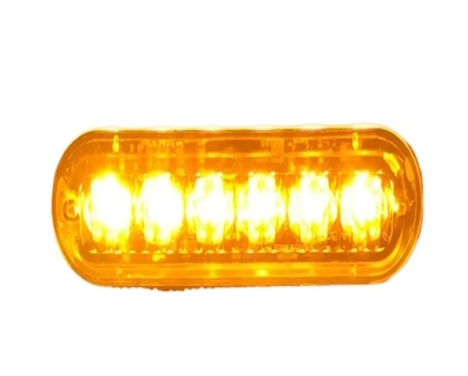 Luz De Advertencia LED 6, Luces para Remolque, Indicadoras Laterales para Camión, Barra para Parrilla Coche, SUV, Motocicleta, Baliza para Barcos Luz de Frenos