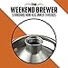 10L (2.64 Gallon) Stainless Steel Mini Keg for Beer Homebrew Kegerator Growler Ball Lock Cornelius Corny