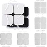 20 Count TENS Unit Electrodes Pads 2"x2" ，Self-Adhesive Electrodes Replacement Pads, 2mm Pin Connectors，Compatible with EHE009 and EHE012PRO Upgraded Self-Stick Performance TENS Unit Pads