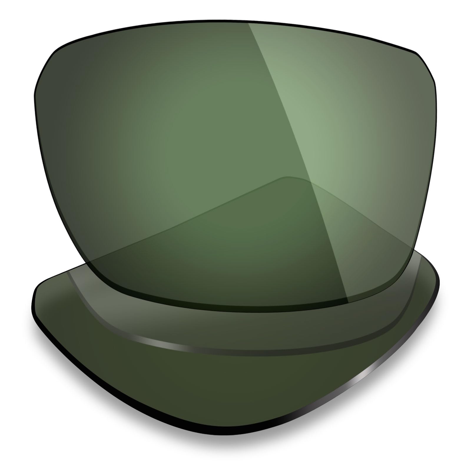 Mryok Lenti di ricambio per Arnette Stripe AN4251-58mm - Opzioni, Polarizzato - Grigio Verde, Taglia unica