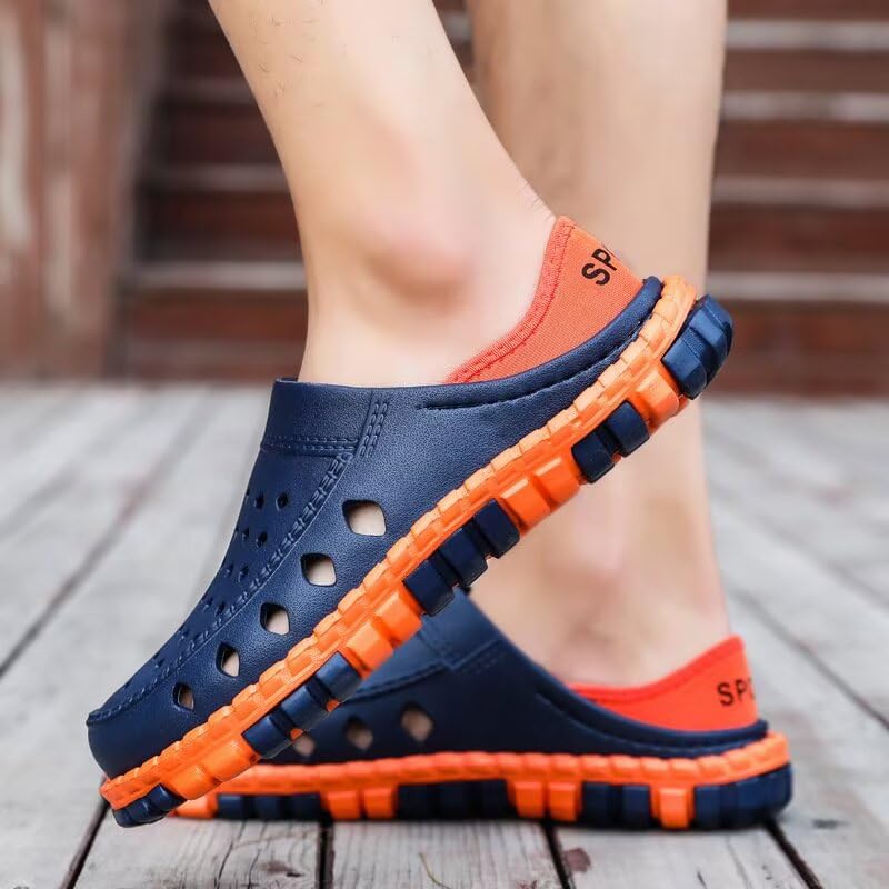 Men Breathable Closed Toe Soft Sport Sandals for Summer Outdoor Walking3