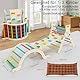 Yrthe Voitom Klettergerüst Indoor Geschenke Junge Mädchen，Montessori Spielzeug ab 1.5 2 3 4 + Jahre, Upgrade 7-in-1 Kletterdreieck mit Rutsche, Kletterbogen, Kissen, Kletterwand, Regenbogen