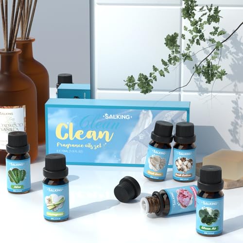 Image of SALKING Clean Fragrance Oils, Premium Essential Oil for Diffuser for Home