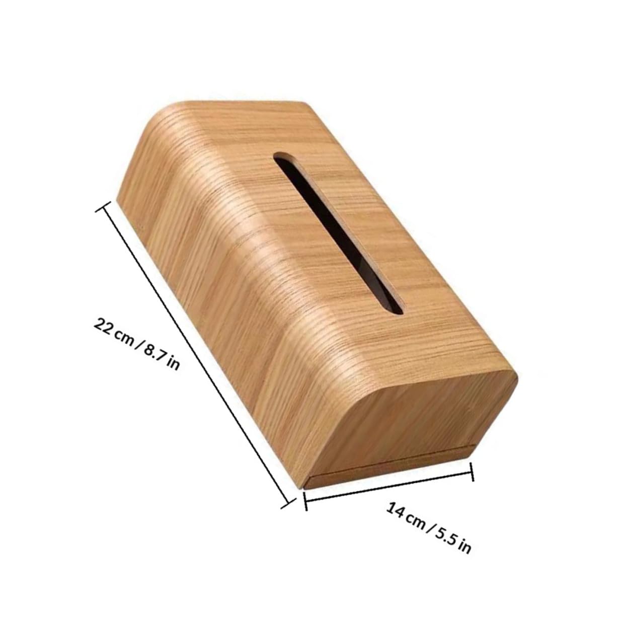 Chic Holz Tissue Box Japanischer Stil Tisch Tissue Halter Wohnaccessoire Badezimmer Serviettenbox Kompakt Leicht Stilvoll