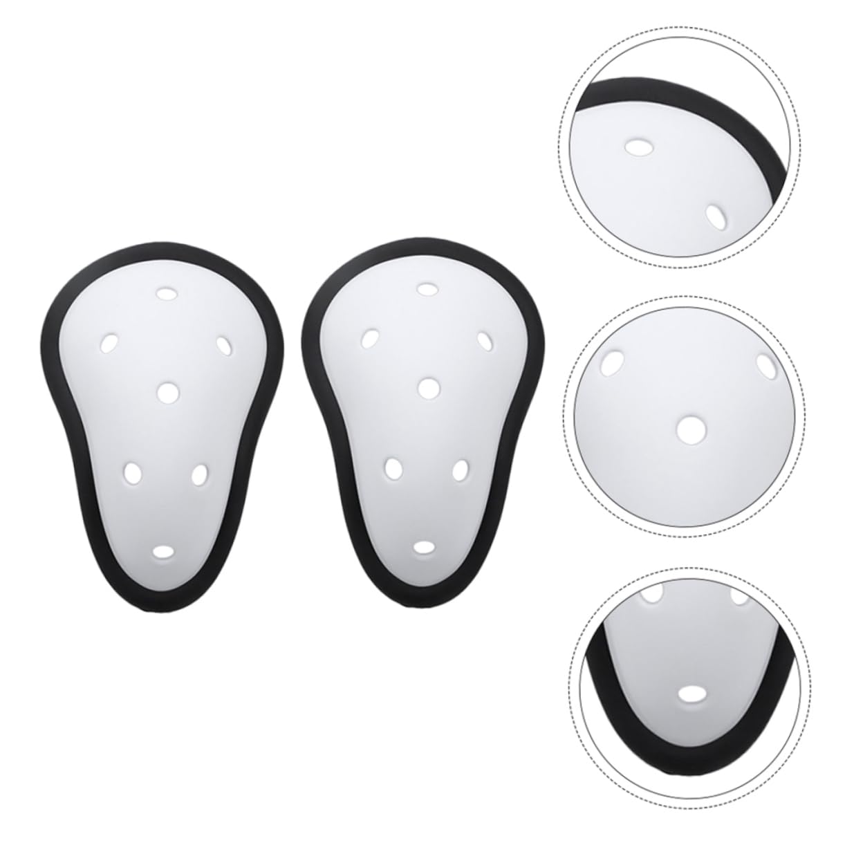 GALPADA 3pcs Men's Protective Pads Boxing Groin Protector Sports Cups Comfortable Breathable Safe for Outdoor Activities