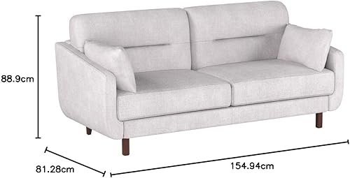 Miniatura 20 de Serta Sierra - Sofás para sala de estar, sofá tapizado de microfibra de diseño moderno, ideal para espacios más pequeños, sofá biplaza de 61