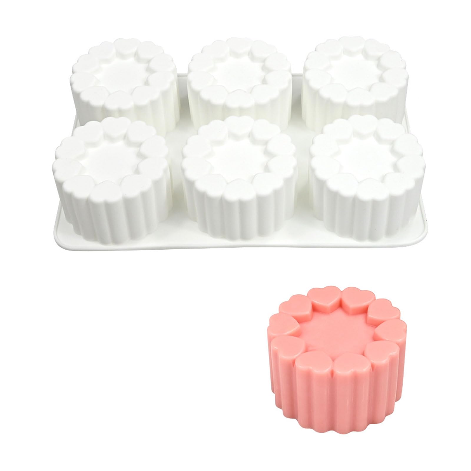 Cylinder Silicone Mold Nonstick Mousses Cake Mold Cake Decorating Tool for Truffles Cheesecakes Easily to Clean Chocolate Nonstick Baking Tool Easily to Clean
