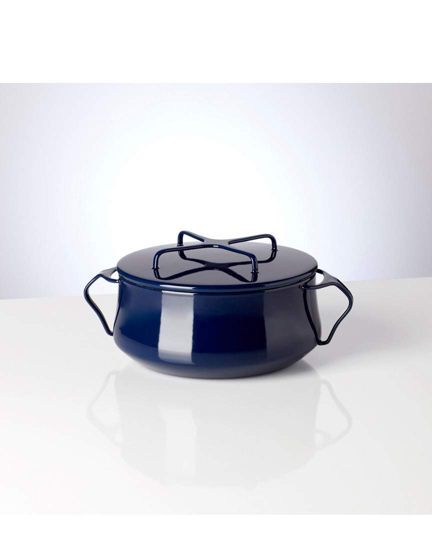 Amazon.com: Dansk Blue Kobenstyle Midnight 2 Qt. Casserole, 4.20