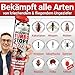 HEIMWERT Insektenspray Akut gegen Ungeziefer – Sofortige Wirkung mit Langzeitschutz gegen Ameisen, Mücken, Fliegen, Silberfische, Spinnen uvam - Spray Mittel für Wohnung + Garten 600 ml (600ml)