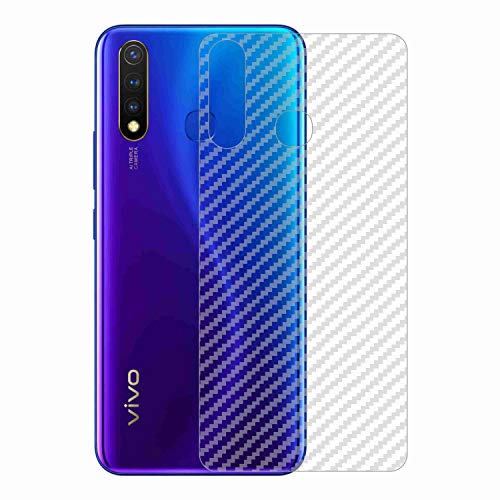Image of Compatible with Vivo U20 Back Screen Protective Film Carbon Fiber Skin Transparent Screen Guard Sticker
