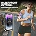 Phone Holder for Running, Armband for iPhone 16 15 14 13 Pro Max 12 11 Plus X Samsung Android Up to 6.9'', Universal Arm Bands Bag with Key Card Pocket for Exercise Walking Workout Fitness