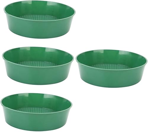 4 piezas de tamiz de pantalla de jardín de mano herramienta de tamizado para el hogar, tamiz de tamiz de malla, tamiz de malla, tamiz de jardín,