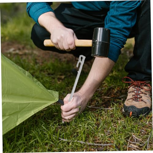 Estacas para arena duraderas POPETPOP piquetas de camping con agarre reforzado 3