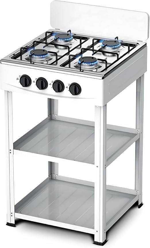 Gas Stove 4 Burner With Stand Self Ignition Lighter موقد غاز 4 عين
