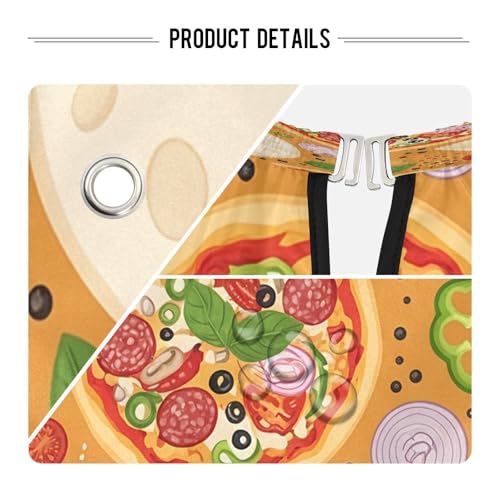 Capa de barbero impermeable para hombres Kigai Pizza Party miniatura 4