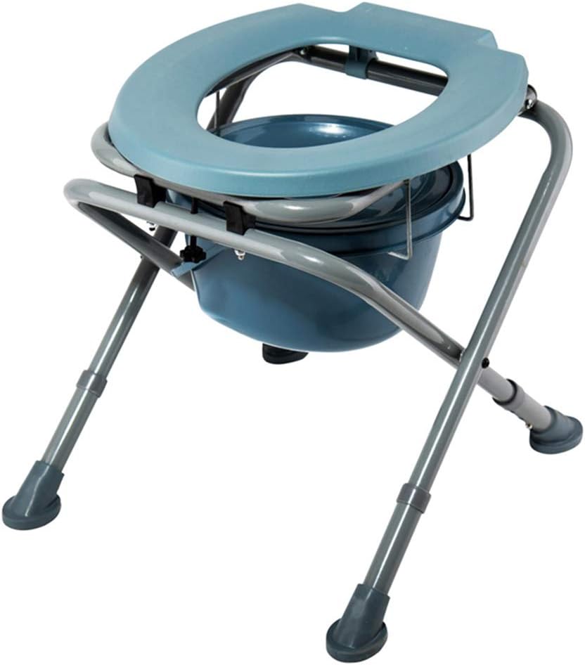 SYTH Foldable Commode Chair, Portable Toilet Seat,Medical
