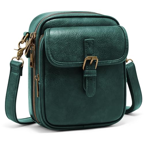 Image of Small Crossbody Bag for Women with Card Slots Vegan Leather Messenger Bag Men Wallet, Cross Body Anti-theft Shoulder Purse