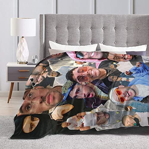 Singer Rapper Ultra Soft Throw Blankets Flannel Fleece All Season Blanket Light Weight Living Room/Bedroom/Sofa Warm Blanket 50"X40" #TOP4