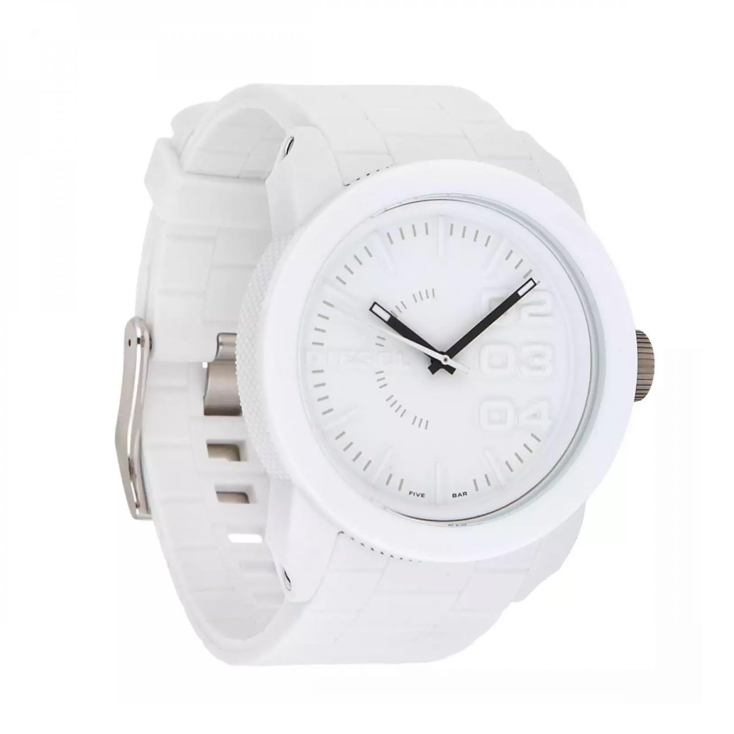 Diesel Double Down Reloj para Hombre, Movimiento de Cuarzo con Correa de Silicona, Acero Inoxidable o Piel