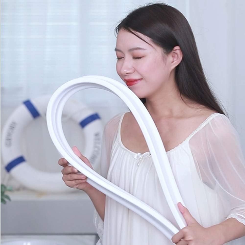 ALITAIYI Bathroom Water Barrier Silicone Strips Shower Wall Seal, Flexible Silicone Shower Cubicle Seals - Image 3