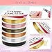 20 Gauge Jewelry Wire for Jewelry Making, Evatage 6 Rolls Craft Wire Tarnish Resistant Copper Beading Wire for Jewelry Making Supplies and Crafts