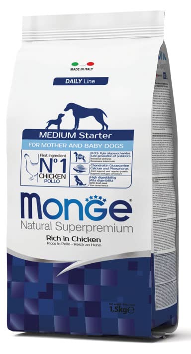 all4pets Monge Daily Line -Medium Starter with Chicken 1.5 kg (B07F9R2SQP) Amazon Price History, Amazon Price Tracker