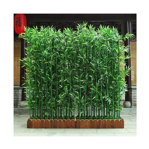 Paravent bambou artificiel 8 trous séparateur de pièce