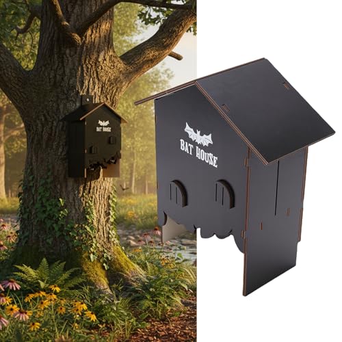 Casa para Murciélagos Asixxsix contra Insectos con Madera Resistente al Clima 6