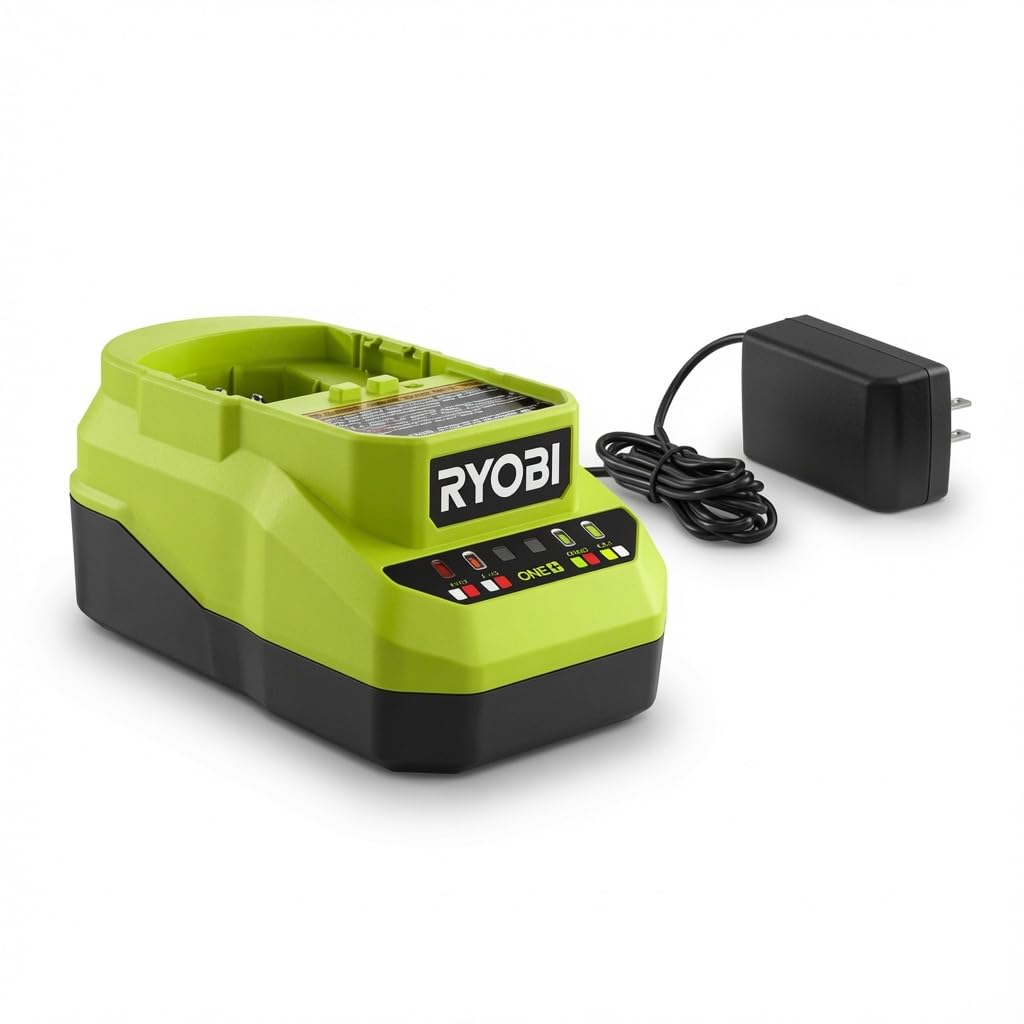 Cargador Ryobi de 18 voltios PCG002, (sin Embalaje al por Menor, empaquetado a Granel)
