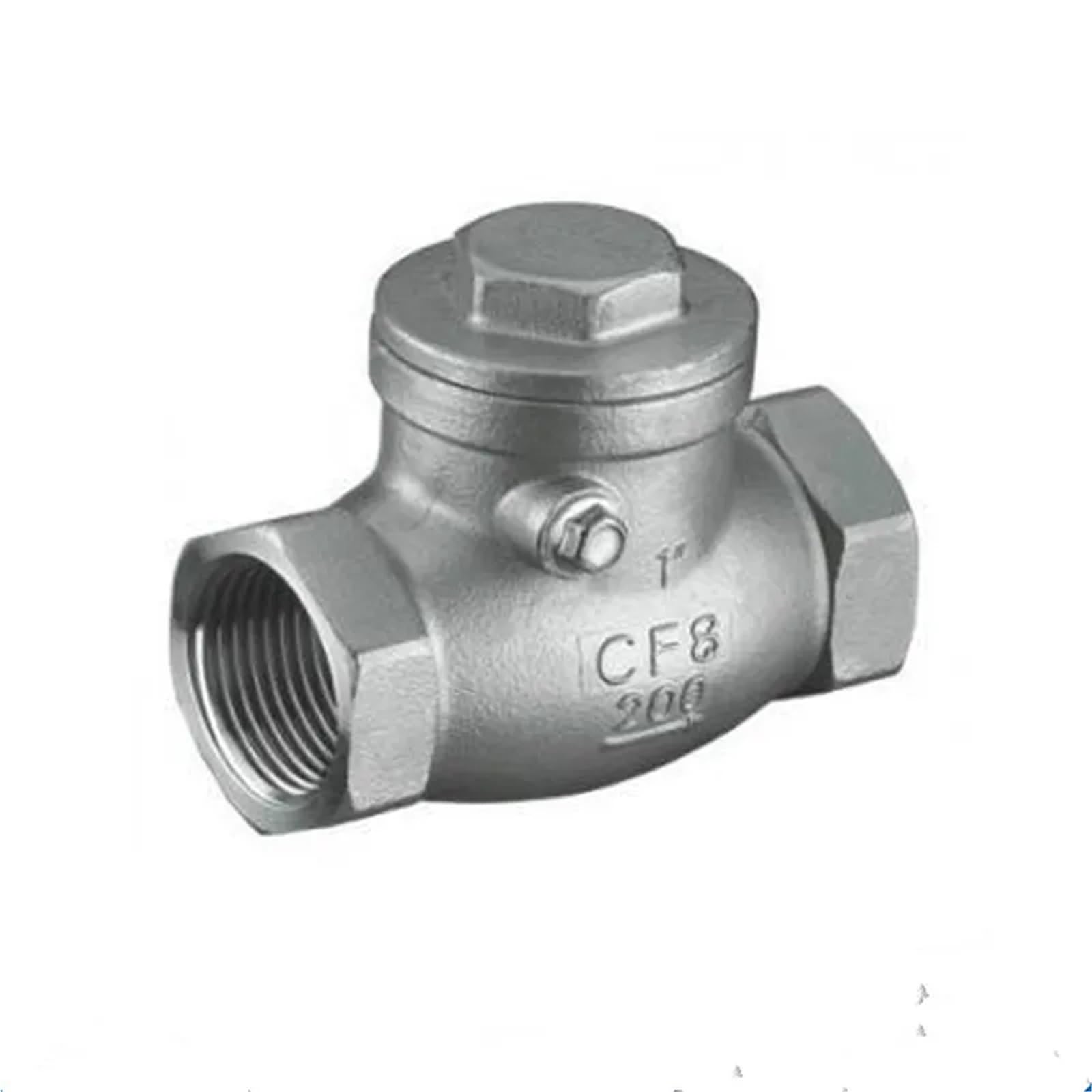 Uyzndkvsi 1/2 " Dn5 Check Valve Stainless Steel Way Swing Check Valve
