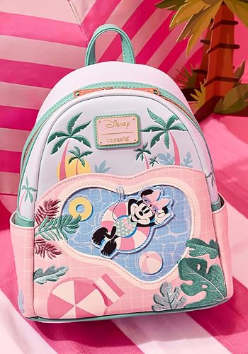 Loungefly Disney Minnie Vacation Style Poolside Mini Backpack | Minnie Mouse Bags & Backpacks Standard2
