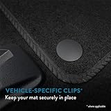 Audi A3 (2020+) Car Mats Accessories Tailored Fit Carpet Floor Mats Non Slip Black Trim Full Coverage Compatible Accessory Front Rear Set Anti Slip Granulated Backing Hand-Finished Clips - Image 5