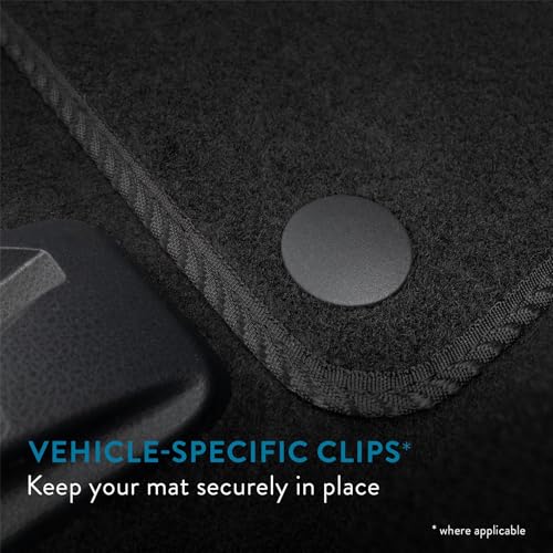 BMW 3 Series (2005-2013) [E90/E91] Car Mats Accessories Tailored Fit Carpet Floor Mats Non Slip Black Trim Full Coverage Compatible Accessory Front Rear Set Anti Slip Granulated Backing Hand-Finished - Image 4